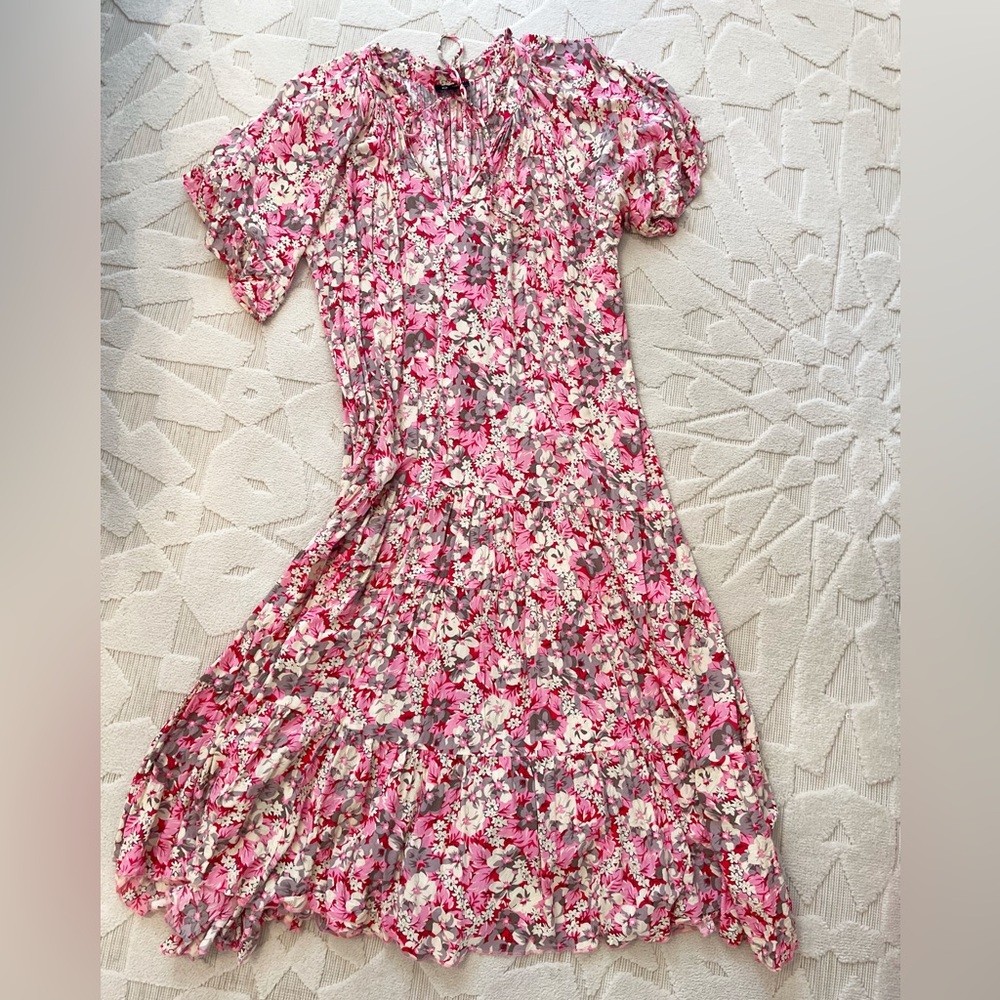 Floral midi dress